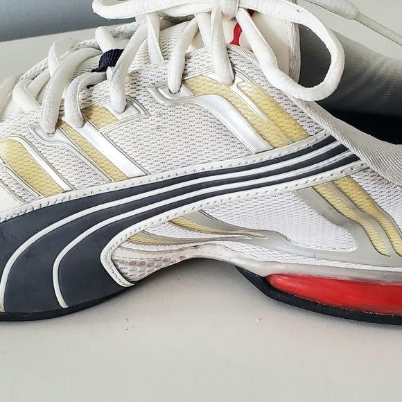 Puma White Mens Running Shoes Size 11.5 - Picture 6 of 6